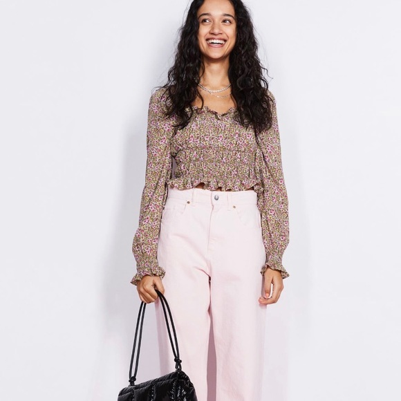 H&M ditsy flowers blouse - Picture 7 of 8